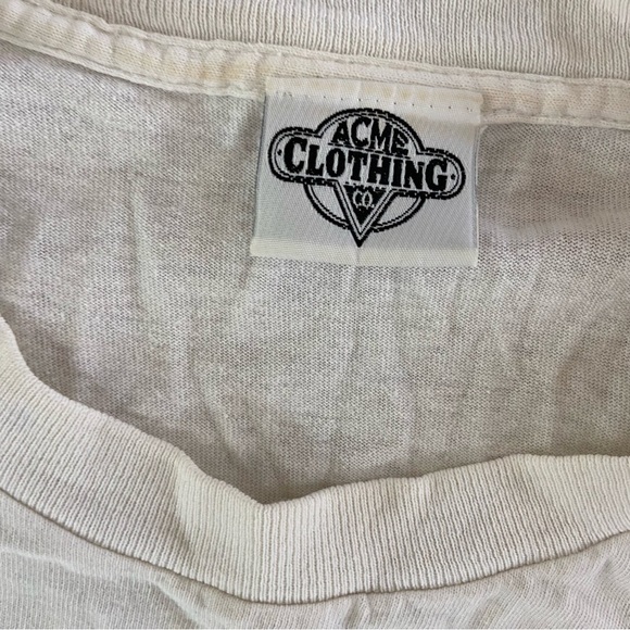 1991 Vintage Warner Brothers ACME Clothing Loony Toons T-shirt Men’s Size Medium - Picture 4 of 7